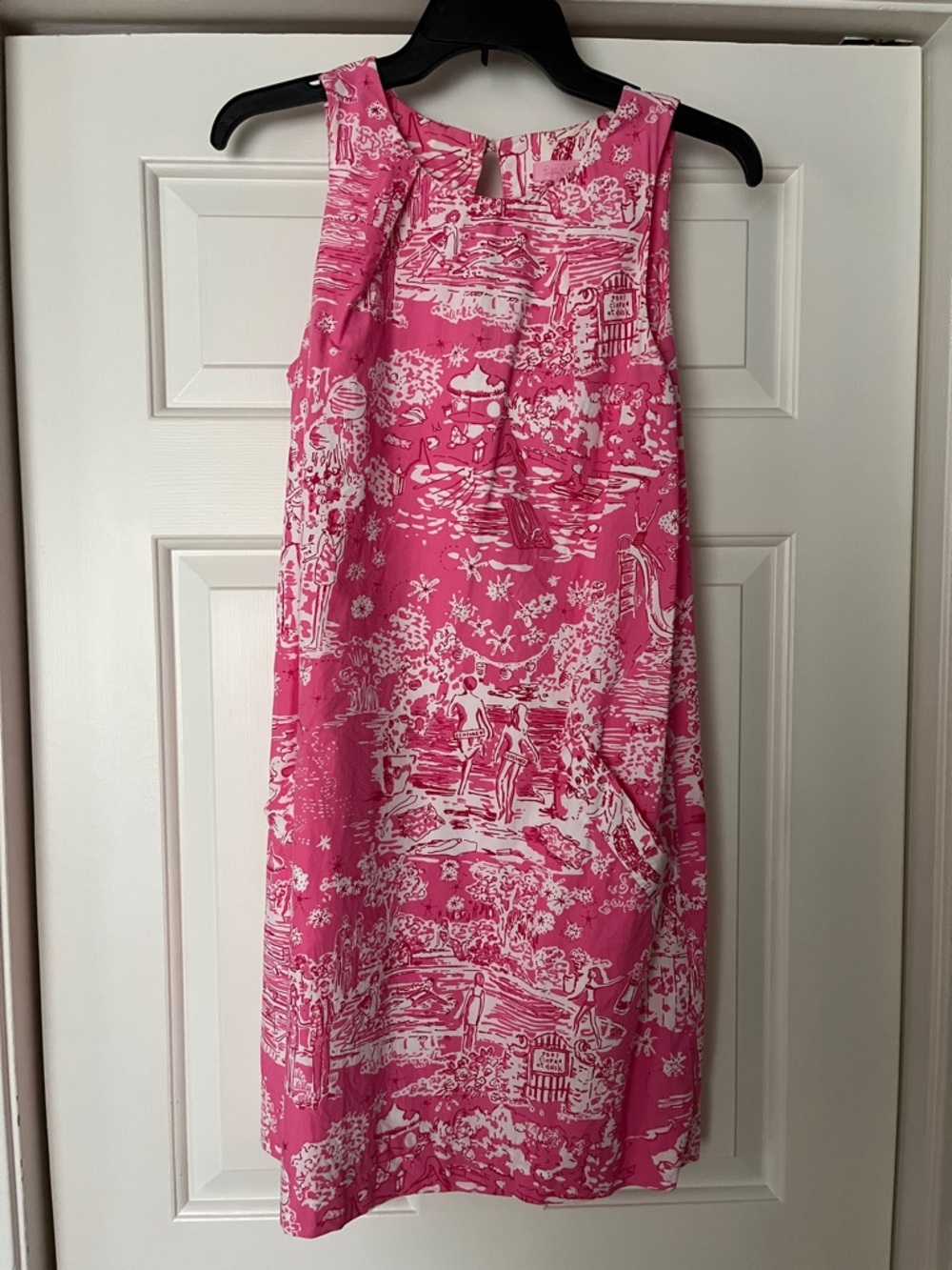 Lilly Pulitzer Pink and White Shift Dress